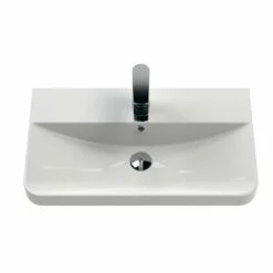 Signature Curva Classic Wall Hung Vanity Unit With Chrome Handles - 600mm Wide - Gloss White 11 Signature Curva Classic Wall Hung Vanity Unit With Chrome Handles - 600mm Wide - Gloss White -HEATANDPLUMB Sales signature curva vanity unit cvcch60dg2 5
