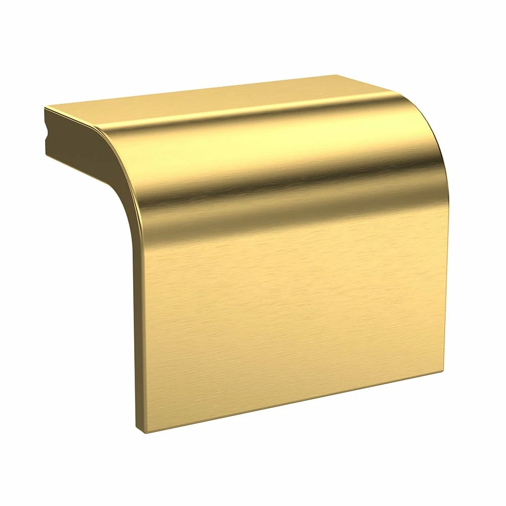 Signature Curva Deluxe Wall Hung Vanity Unit With Brass Handles - 600mm Wide - Gloss White 9 Signature Curva Deluxe Wall Hung Vanity Unit With Brass Handles - 600mm Wide - Gloss White - Image 7