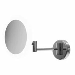 Signature Emily Round LED Cosmetic Frameless Bathroom Mirror - Chrome
