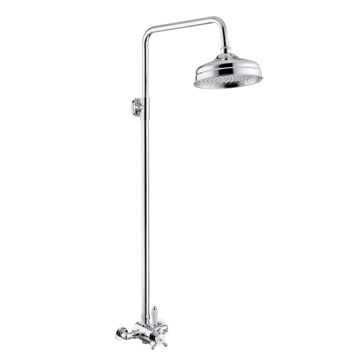 Signature Eternal Traditional Concentric Single Outlet Exposed Mixer Shower With Fixed Head - Chrome 3 Signature Eternal Traditional Concentric Single Outlet Exposed Mixer Shower With Fixed Head - Chrome