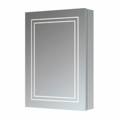 Signature Finley 1-Door LED Mirrored Bathroom Cabinet With Demister Pad 700mm H X 500mm W 9 Signature Finley 1-Door LED Mirrored Bathroom Cabinet With Demister Pad 700mm H X 500mm W -HEATANDPLUMB Sales signature finley bathroom cabinet sign106299 1