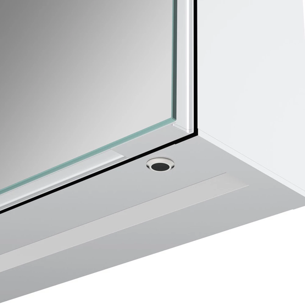 Signature Finley 2-Door LED Mirrored Bathroom Cabinet With Demister Pad 700mm H X 600mm W 7 Signature Finley 2-Door LED Mirrored Bathroom Cabinet With Demister Pad 700mm H X 600mm W - Image 5