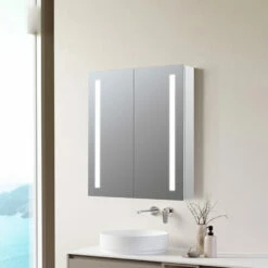 Signature Freya 2-Door LED Mirrored Bathroom Cabinet With Demister Pad 700mm H X 600mm W 10 Signature Freya 2-Door LED Mirrored Bathroom Cabinet With Demister Pad 700mm H X 600mm W -HEATANDPLUMB Sales signature freya bathroom cabinet sign106298 4