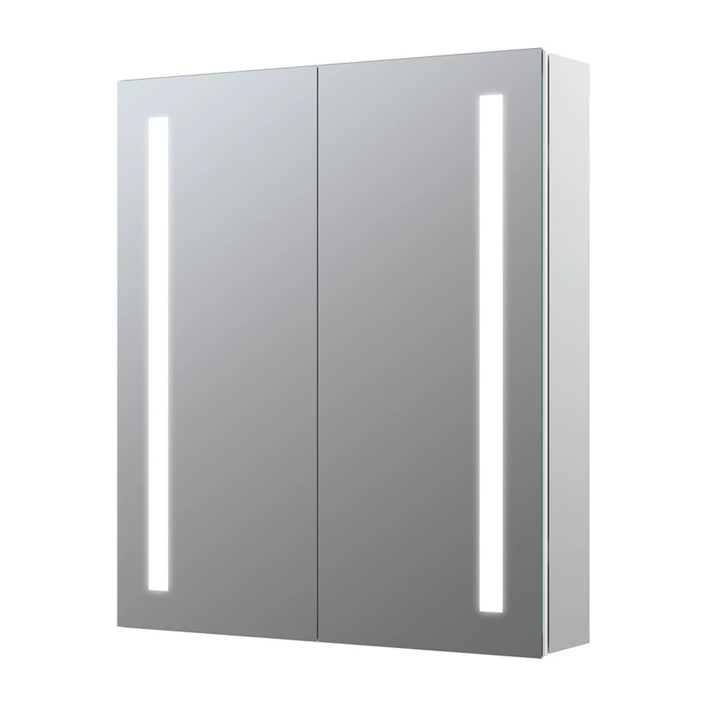 Signature Freya 2-Door LED Mirrored Bathroom Cabinet With Demister Pad 700mm H X 600mm W 5 Signature Freya 2-Door LED Mirrored Bathroom Cabinet With Demister Pad 700mm H X 600mm W - Image 3