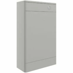 Signature Kalmar Back To Wall WC Toilet Unit 506mm Wide - Grey Gloss
