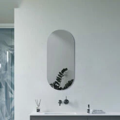 Signature Hugo Oblong Bathroom Mirror 800mm H X 400mm W -HEATANDPLUMB Sales signature hugo bathroom mirror sign106291 2