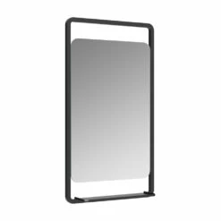 Signature Isla Rectangular Bathroom Mirror With Shelf 900mm H X 500mm W