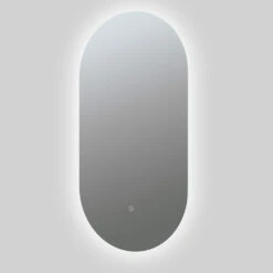 Signature Matilda Oblong Back-Lit LED Bathroom Mirror With Demister Pad 800mm H X 400mm W -HEATANDPLUMB Sales signature matilda bathroom mirror dims0092