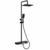 Vema Thermostatic Complete Mixer Shower With Integrated Shelf - Black 2 Vema Thermostatic Complete Mixer Shower With Integrated Shelf - Black -HEATANDPLUMB Sales signature modern complete mixer shower dicm0462