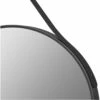 Signature Molly Round Bathroom Mirror 600mm Diameter - Matt Black 1 Signature Molly Round Bathroom Mirror 600mm Diameter - Matt Black -HEATANDPLUMB Sales signature molly bathroom mirror dimr0044 1