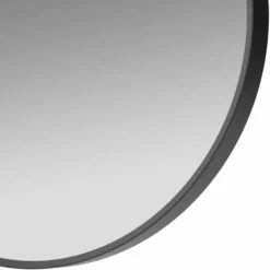 Signature Olivia Round Bathroom Mirror 600mm Diameter - Matt Black -HEATANDPLUMB Sales signature olivia bathroom mirror dimr0034 1