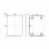Signature Olivia Rectangular Bathroom Mirror 800mm H X 600mm W - Matt Black 1 Signature Olivia Rectangular Bathroom Mirror 800mm H X 600mm W - Matt Black -HEATANDPLUMB Sales signature olivia bathroom mirror dims0102