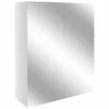 Signature Oslo 2-Door Mirrored Bathroom Cabinet 500mm Wide - Light Grey Gloss 1 Signature Oslo 2-Door Mirrored Bathroom Cabinet 500mm Wide - Light Grey Gloss -HEATANDPLUMB Sales signature oslo bathroom cabinet dift1410 1