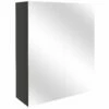 Signature Oslo 2-Door Mirrored Bathroom Cabinet 600mm Wide - Matt Graphite Grey 2 Signature Oslo 2-Door Mirrored Bathroom Cabinet 600mm Wide - Matt Graphite Grey -HEATANDPLUMB Sales signature oslo bathroom cabinet dift2006
