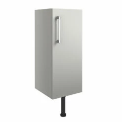 Signature Oslo Floor Standing 1-Door Base Unit 300mm Wide - Light Grey Gloss
