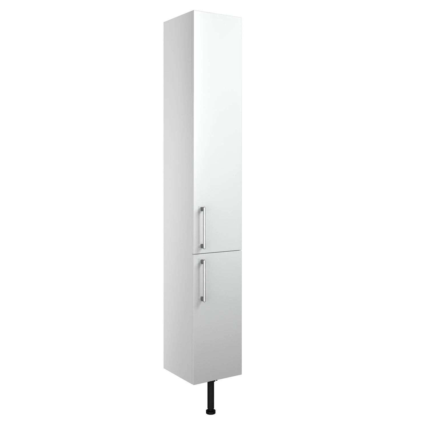 Signature Oslo Floor Standing 2-Door Tall Unit 300mm Wide - White Gloss 4 Signature Oslo Floor Standing 2-Door Tall Unit 300mm Wide - White Gloss - Image 2