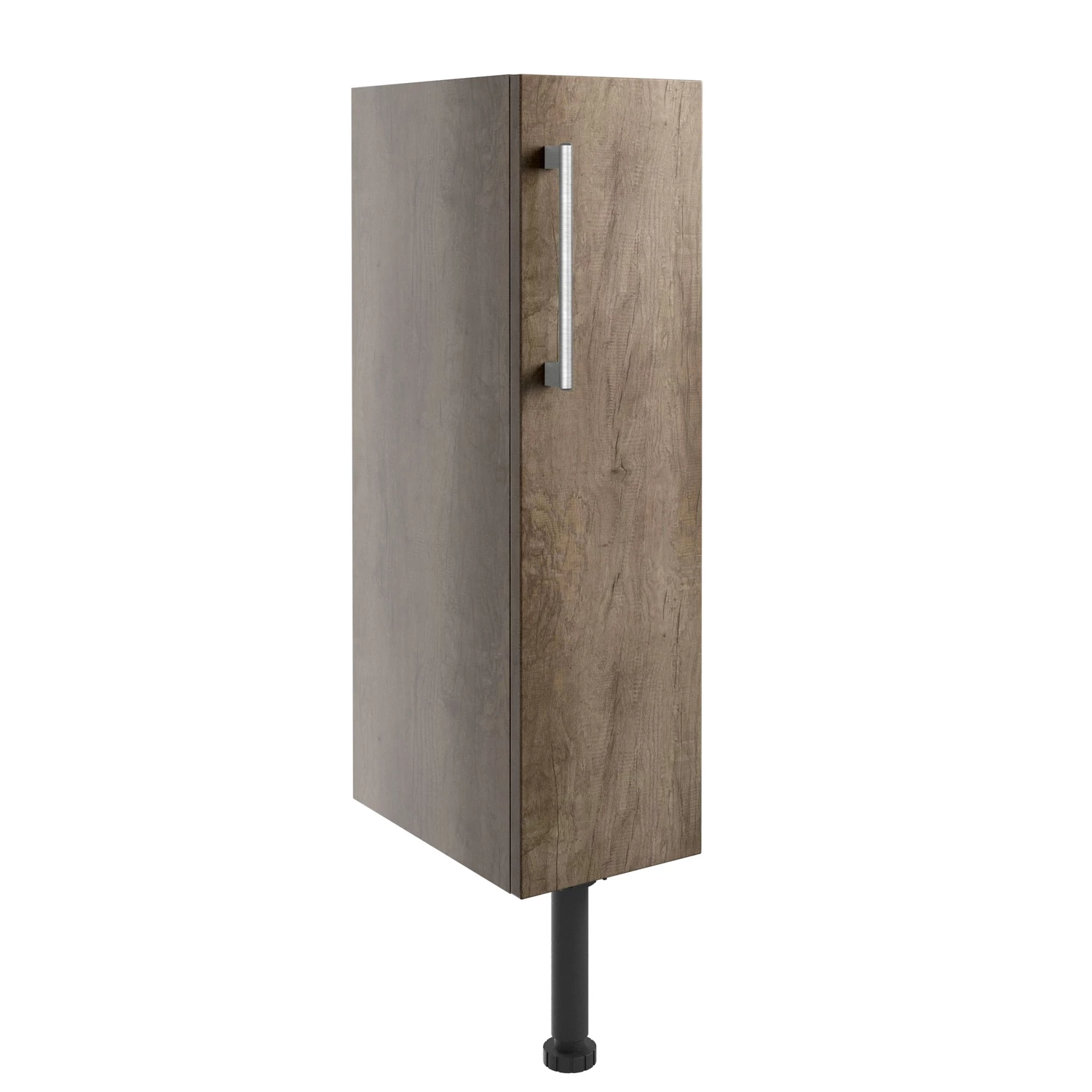 Signature Oslo Floor Standing 1-Door Toilet Roll Unit 200mm Wide - Nebraska Oak 4 Signature Oslo Floor Standing 1-Door Toilet Roll Unit 200mm Wide - Nebraska Oak - Image 2