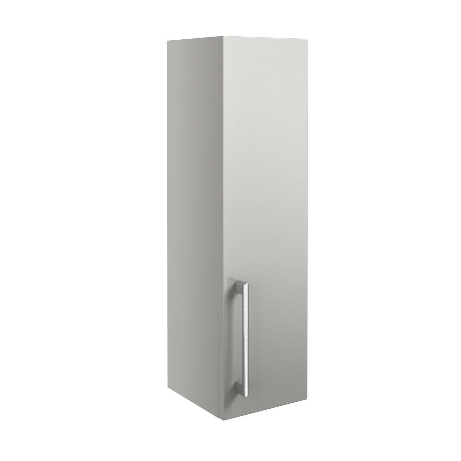 Signature Oslo Wall Hung 1-Door Storage Unit 200mm Wide - Light Grey Gloss 3 Signature Oslo Wall Hung 1-Door Storage Unit 200mm Wide - Light Grey Gloss