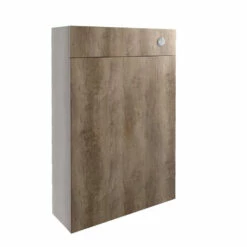 Signature Oslo Slim Back To Wall WC Toilet Unit 600mm Wide - Nebraska Oak -HEATANDPLUMB Sales signature oslo bathroom furniture dift1308 1