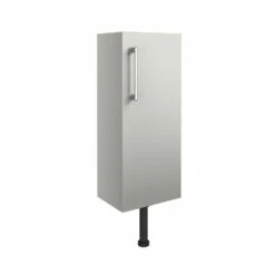Signature Oslo Floor Standing 1-Door Slim Base Unit 300mm Wide - Light Grey Gloss
