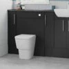 Signature Oslo Floor Standing 2-Door Tall Unit 300mm Wide - Matt Graphite Grey 1 Signature Oslo Floor Standing 2-Door Tall Unit 300mm Wide - Matt Graphite Grey -HEATANDPLUMB Sales signature oslo bathroom furniture sgossbwtu500 4 4