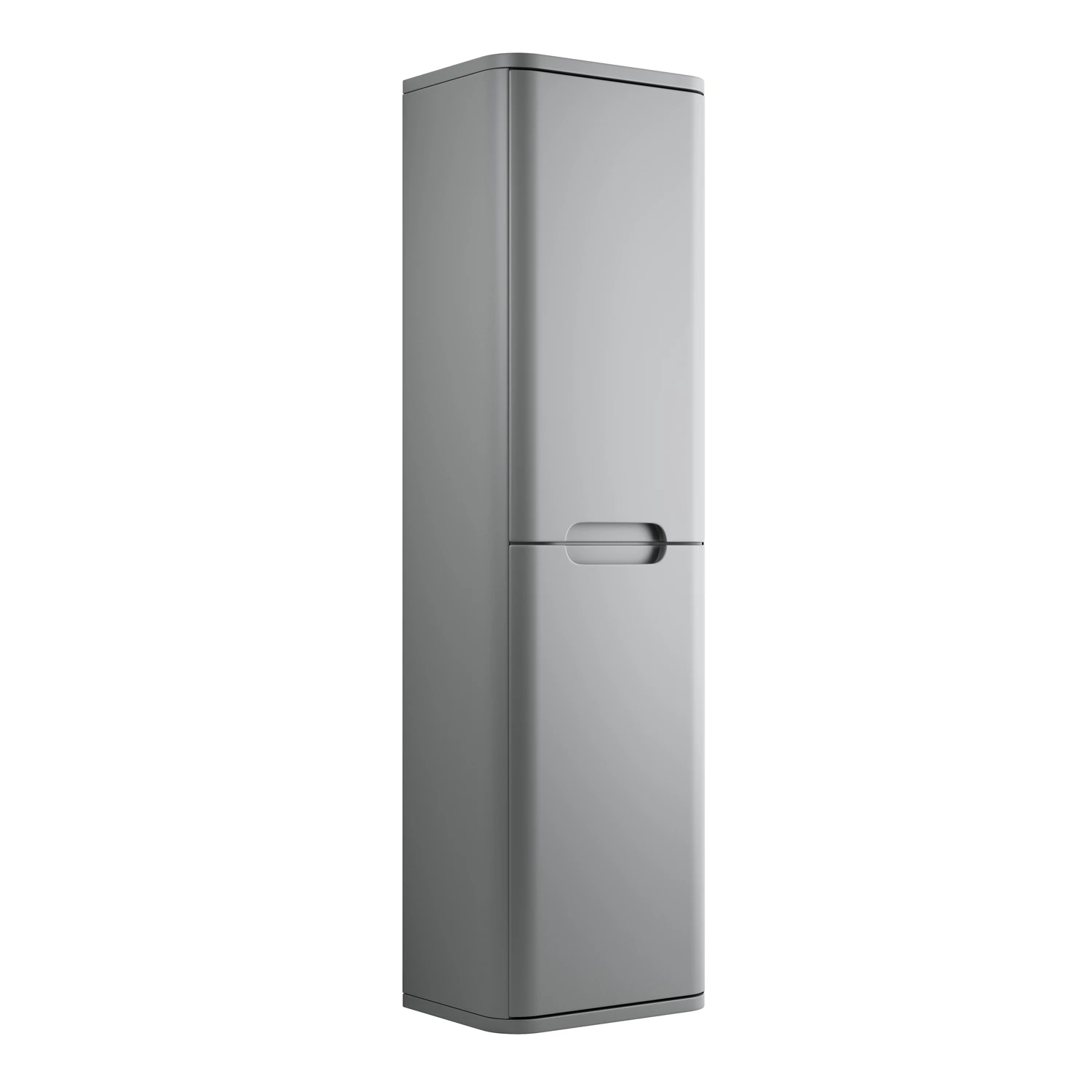 Signature Randers Wall Hung 2-Door Tall Unit 350mm Wide - Matt Grey 6 Signature Randers Wall Hung 2-Door Tall Unit 350mm Wide - Matt Grey - Image 4