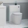 Signature Randers Back To Wall WC Toilet Unit 550mm Wide - White Gloss -HEATANDPLUMB Sales signature randers bathroom furniture sgrbwtu550 2