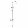 Signature Momentum Thermostatic Bar Mixer Shower With Shower Kit And Fixed Head - Chrome 1 Signature Momentum Thermostatic Bar Mixer Shower With Shower Kit And Fixed Head - Chrome -HEATANDPLUMB Sales signature rondi complete mixer shower dicm0586