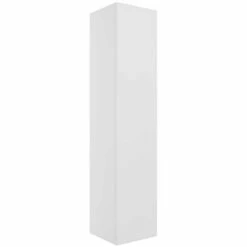 Signature Umea Wall Hung 1-Door Tall Unit 350mm Wide - Matt White -HEATANDPLUMB Sales signature statement bathroom furniture sgstwhtu350 1