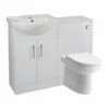 Signature Skyline Combination Unit With Ceramic Basin 1155mm Wide - White Gloss 2 Signature Skyline Combination Unit With Ceramic Basin 1155mm Wide - White Gloss -HEATANDPLUMB Sales signature vista bathroom furniture diftp2076