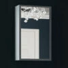 Delphi Henbury 1-Door Mirrored Bathroom Cabinet 800mm H X 600mm W - Grey 2 Delphi Henbury 1-Door Mirrored Bathroom Cabinet 800mm H X 600mm W - Grey -HEATANDPLUMB Sales synergy henbury bathroom cabinet sy hen17 g