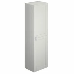 Delphi Henbury Wall Hung 2-Door Tall Unit 400mm Wide - Country White