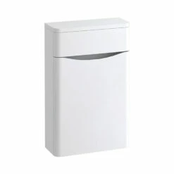 Delphi Kiev Back To Wall WC Unit 500mm Wide - White Gloss -HEATANDPLUMB Sales synergy kiev bathroom furniture sy kie01 1