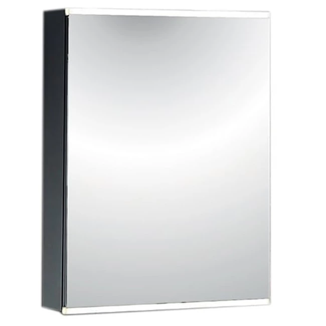 Delphi Virgo Alu Mirrored Bathroom Cabinet With Demister Pad And Shaver Socket 700mm H X 500mm W 6 Delphi Virgo Alu Mirrored Bathroom Cabinet With Demister Pad And Shaver Socket 700mm H X 500mm W - Image 4