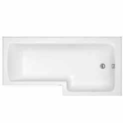 Trojan Solarna L-Shaped Shower Bath 1700mm X 700mm/850mm Right Handed - No Tap Hole 7 Trojan Solarna L-Shaped Shower Bath 1700mm X 700mm/850mm Right Handed - No Tap Hole -HEATANDPLUMB Sales trojan solarna bath solarnarh1700l 2