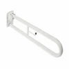 Twyford Doc M Hinged Support Rail With Toilet Roll Holder - White -HEATANDPLUMB Sales twyford doc m grab rail sr5810wh