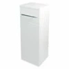 Verona Bianco Laundry Storage Unit 300mm Wide - Gloss White 1 Verona Bianco Laundry Storage Unit 300mm Wide - Gloss White -HEATANDPLUMB Sales verona bianco bathroom furniture coc300lu