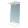 Verona Bianco Illuminated Bathroom Mirror 550mm W High Gloss White -HEATANDPLUMB Sales verona bianco bathroom mirror ve76
