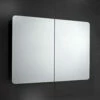 Verona Bramham 2-Door Mirrored Bathroom Cabinet 800mm Wide - Stainless Steel 2 Verona Bramham 2-Door Mirrored Bathroom Cabinet 800mm Wide - Stainless Steel -HEATANDPLUMB Sales verona bramham bathroom cabinet be4h 1