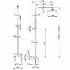 Verona Cube Thermostatic Bar Complete Mixer Shower - Chrome 2 Verona Cube Thermostatic Bar Complete Mixer Shower - Chrome -HEATANDPLUMB Sales verona cube complete mixer shower fmart15871
