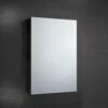Verona Fulford 1-Door Mirrored Bathroom Cabinet 400mm Wide - Stainless Steel 1 Verona Fulford 1-Door Mirrored Bathroom Cabinet 400mm Wide - Stainless Steel -HEATANDPLUMB Sales verona fulford bathroom cabinet be4y03