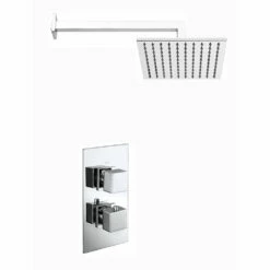Verona Geo Dual Concealed Mixer Shower With Fixed Head