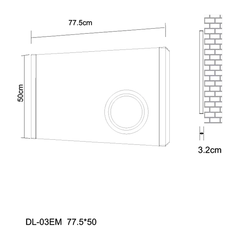 Verona Kilmore LED Bathroom Mirror With Sensor Switch 500mm H X 775mm W 7 Verona Kilmore LED Bathroom Mirror With Sensor Switch 500mm H X 775mm W - Image 5