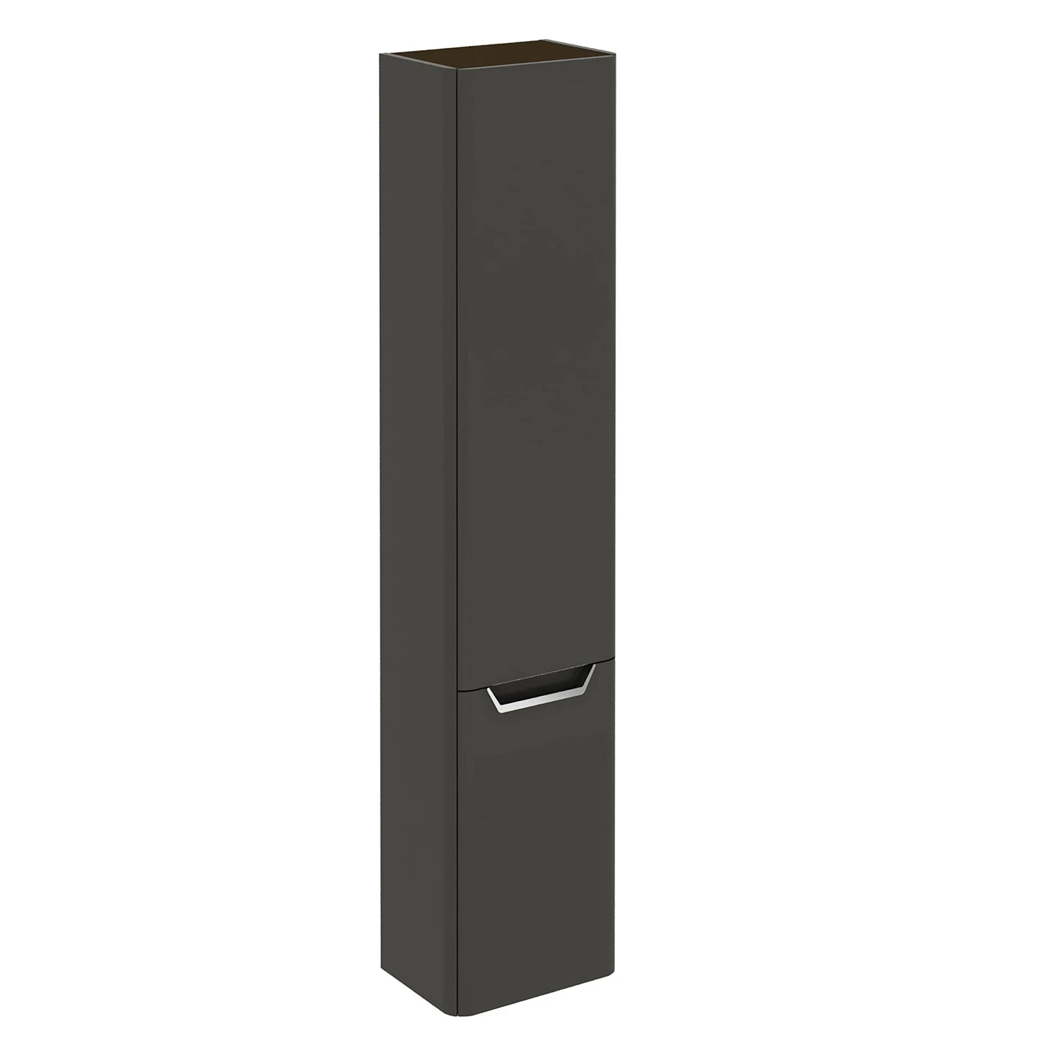 Royo Life Left Handed Wall Hung 2-Door Tall Unit 350mm Wide - Anthracite 4 Royo Life Left Handed Wall Hung 2-Door Tall Unit 350mm Wide - Anthracite - Image 2