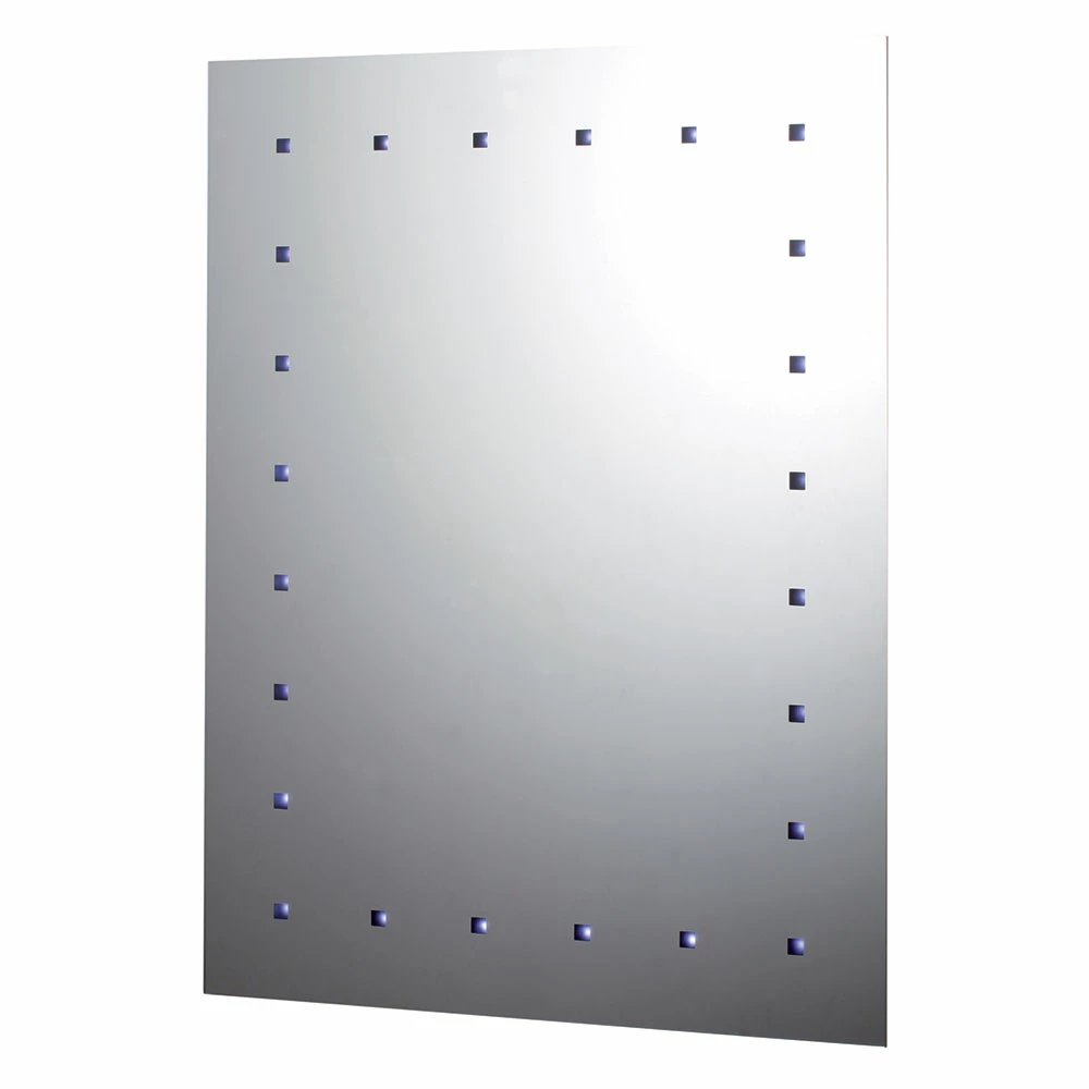 Verona Reflection Bathroom Mirror 650mm H X 500mm W Square LED Illuminated 3 Verona Reflection Bathroom Mirror 650mm H X 500mm W Square LED Illuminated