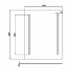 Verona Reflection Bathroom Mirror 650mm H X 500mm W Stripe LED Illuminated 2 Verona Reflection Bathroom Mirror 650mm H X 500mm W Stripe LED Illuminated -HEATANDPLUMB Sales verona reflection bathroom mirror cv62a4 1