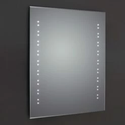 Verona Reflection Beveled Bathroom Mirror 800mm H X 600mm W LED Illuminated