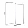 Verona Tide 2-Door Mirrored Bathroom Cabinet 600mm Wide - Stainless Steel -HEATANDPLUMB Sales verona tide bathroom cabinet be703 1