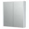 Verona Trevi 2-Door Mirrored Bathroom Cabinet 650mm H X 600mm W White -HEATANDPLUMB Sales verona trevi bathroom cabinet covpm60 1