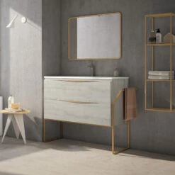 Verona Vogue Bathroom Mirror 800mm H X 600mm W - Copper 12 Verona Vogue Bathroom Mirror 800mm H X 600mm W - Copper -HEATANDPLUMB Sales verona vogue bathroom mirror vi083263 1 1